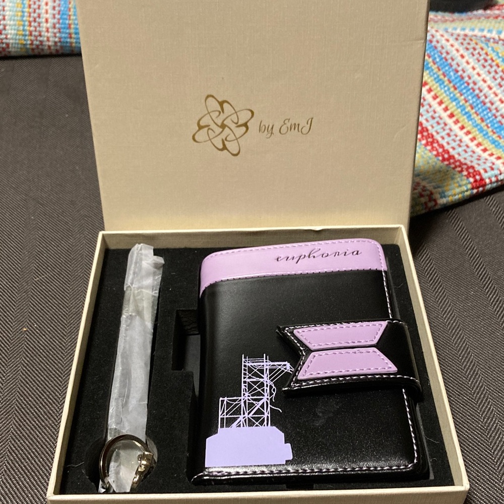 Black and Purple Wallet by EmJ